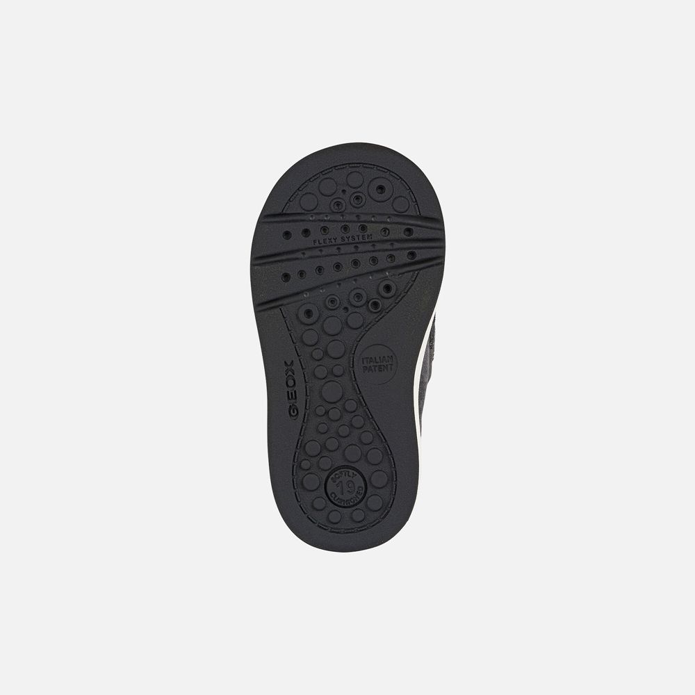 Geox Bebek Spor Ayakkabı Koyu Gri - Biglia Girl - LUG-674805